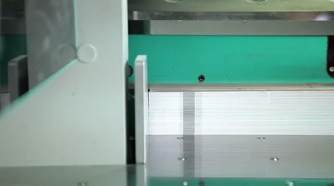 Paper Machine For Cutting Paper Stock Footage 44896219