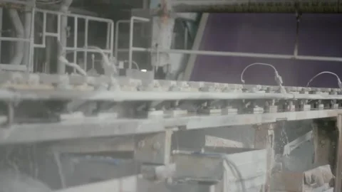 Paper Making Mill Machine Heavy Equipment Industry Industrial Process Vídeo Stock 138912511