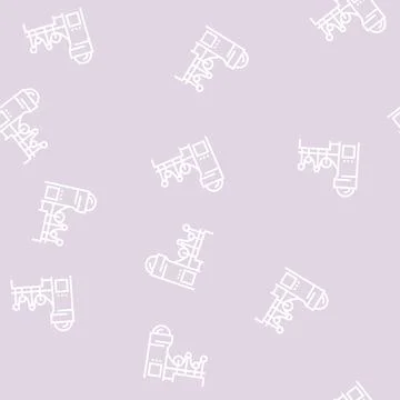 Paper making system line seamless pattern イラスト素材