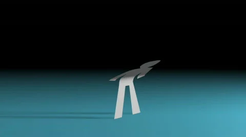 Paper Man Stock Footage