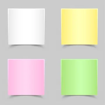 Paper for messages Stock Illustration