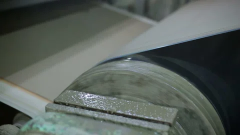 Paper mill conveyor Stock Footage 91226841