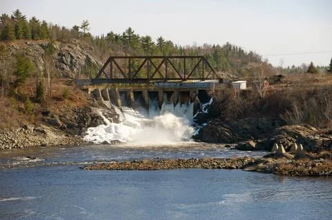 Paper Mill Dam. Stock Photos