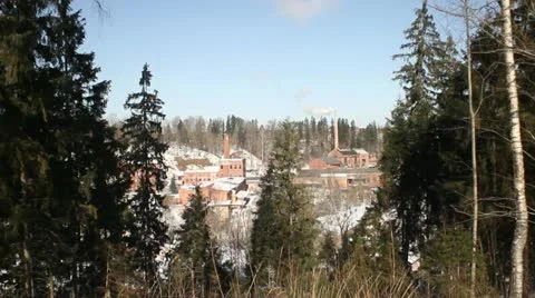 Paper mill Stock Footage 22025053