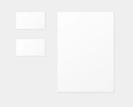 Paper mockup Stock Illustration