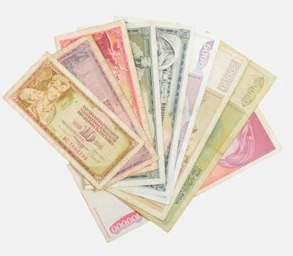 Paper Money Yugoslavia Stock Photos