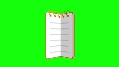 Paper Moving - Chroma Key Green Screen Footage Stock-Footage 337990964