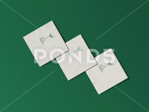 Paper Napkin Mockup PSD Template