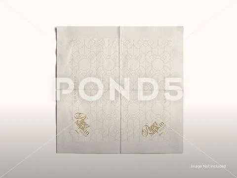 Paper Napkin Mockup PSD Template