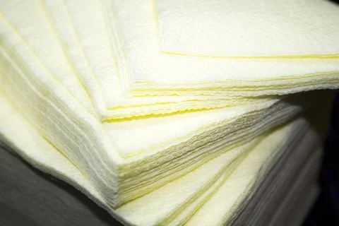Paper napkins background texture Stock Photos