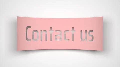 Paper note contact us Stock Photos