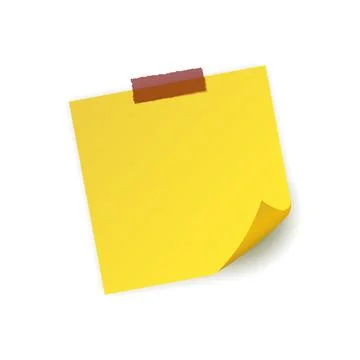 Paper note icon in flat style. Notebook with sticky paper vector illustrati.. Stock Illustration