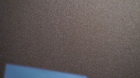 Paper note on the pin board Stock-Footage 98365718