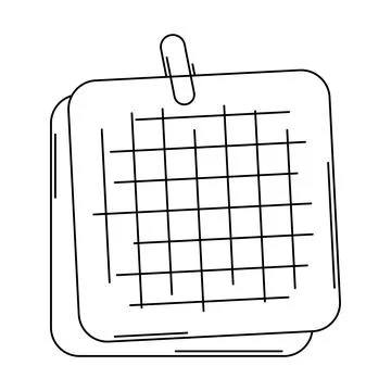 Paper note with pin. Frame or background for reminder. Illustrazione stock