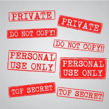 Paper note with warning sign, vector. Illustrazione stock