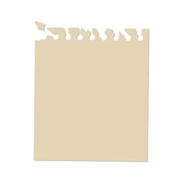 Paper of notebook icon. Blank paper design. vector graphic Stock Illustration