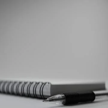 Paper notebook isolated on white background Иллюстрация