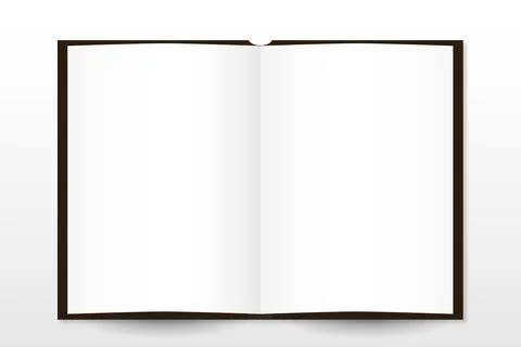 Paper notepad is empty, mockup style vector Stock Illustration