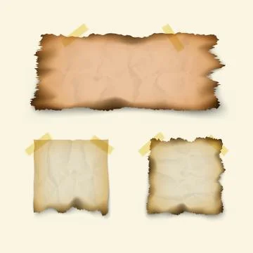 Paper for notes isolated on white background Stock Illustration