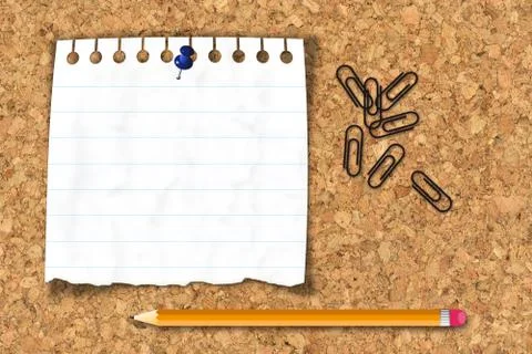 Paper notes Stock Photos