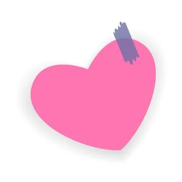Paper notes stickers. Place for memo messages on paper sheets. Blank sticky Stock Illustration