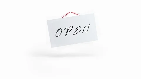 Paper "open" paper plane animation 4K Stock Footage 102911319