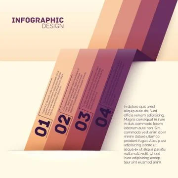 Paper options template vector illustration Stock Illustration