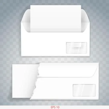 Paper or cardboard envelope Stock-Illustration