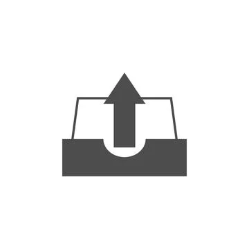 Paper outlet from printer icon. Elements of web icon. Premium quality graphic Stock Illustration