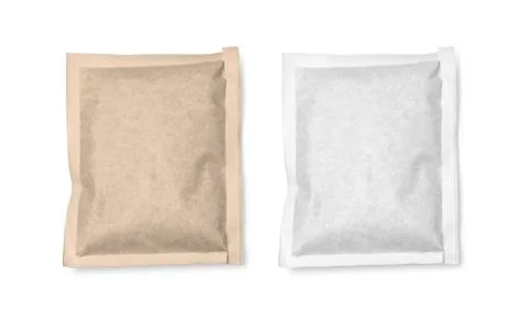 Paper package isolated Stock Photos