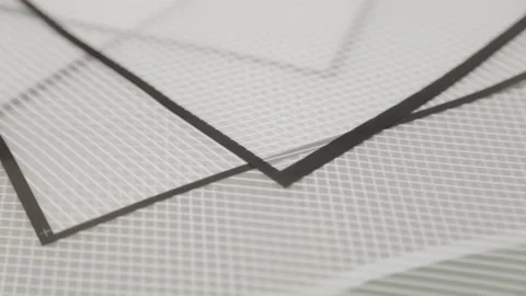 Paper for packing flowers on a table. 库存影片 131880640