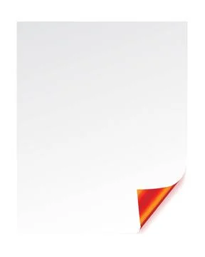 Paper page corner curl effects, vector vector illustrations of paper page ... Stock Photos