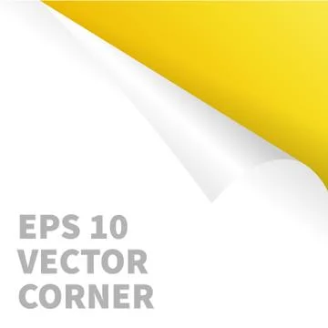 Paper page curl corner Stock-Illustration