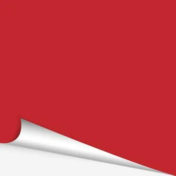 Paper page curl Illustrazione stock
