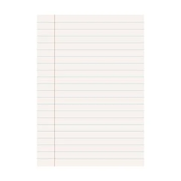 Paper page in flat style. Sheet with lines and grid vector illustration on .. Stock Illustration