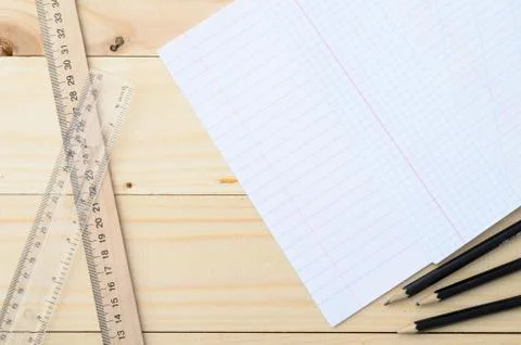 Paper page notebook Stock Photos