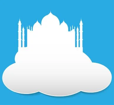 Paper palace Stock Illustration