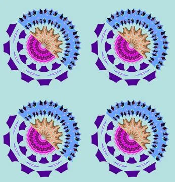 Paper pattern, fabric pattern 20250904155334 Stock Illustration