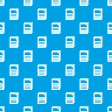 Paper pattern vector seamless blue Illustrazione stock