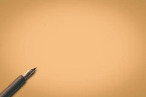 Paper with pen Stock Photos