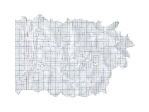 Paper piece rip with background torn vector and isolated scrapbook blue. Letter Illustrazione stock