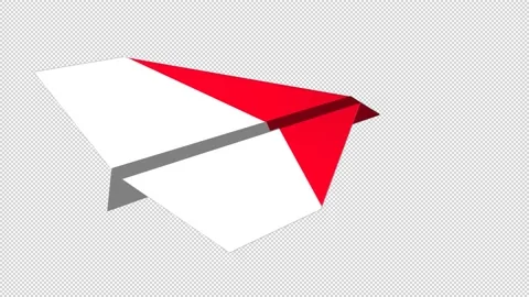 Paper plane Animation1 Easy to use Stock Footage 156027157