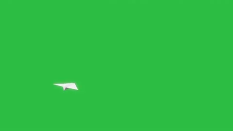 Paper plane flying along with camera Stock Footage 226777852