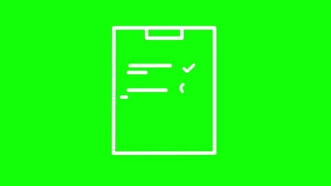 Paper plane flying in circular motion on green screen animation (Chroma key). Stock Footage 286732063