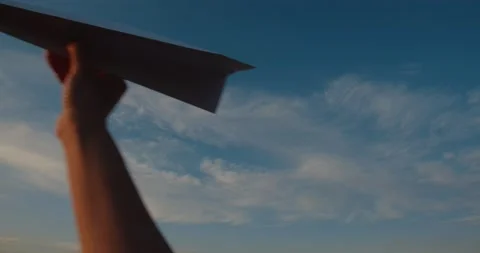 Paper plane 库存影片 201666876