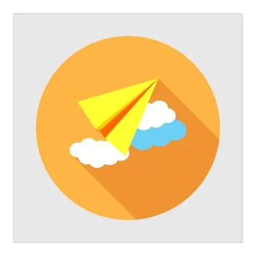 Paper plane icon Stock-Illustration