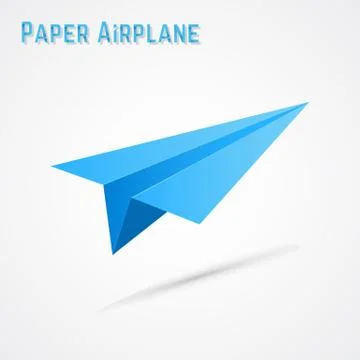Paper plane icon Stock Illustration