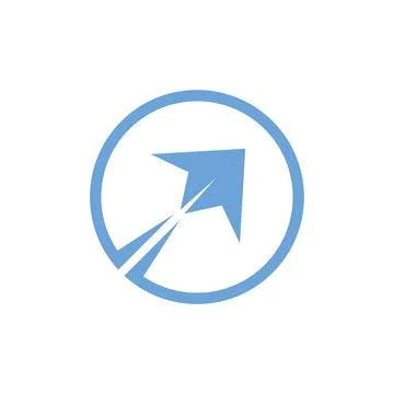 Paper plane icon Stockillustratie
