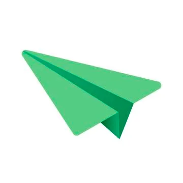 Paper plane icon vector sign symbol isolated on white background. EPS 10. イラスト素材