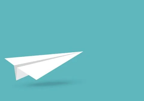 Paper plane Stock Illustration
